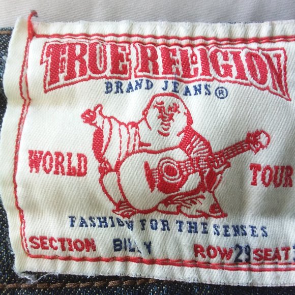 True Religion Billy jeans low rise 29x34 - Picture 8 of 8